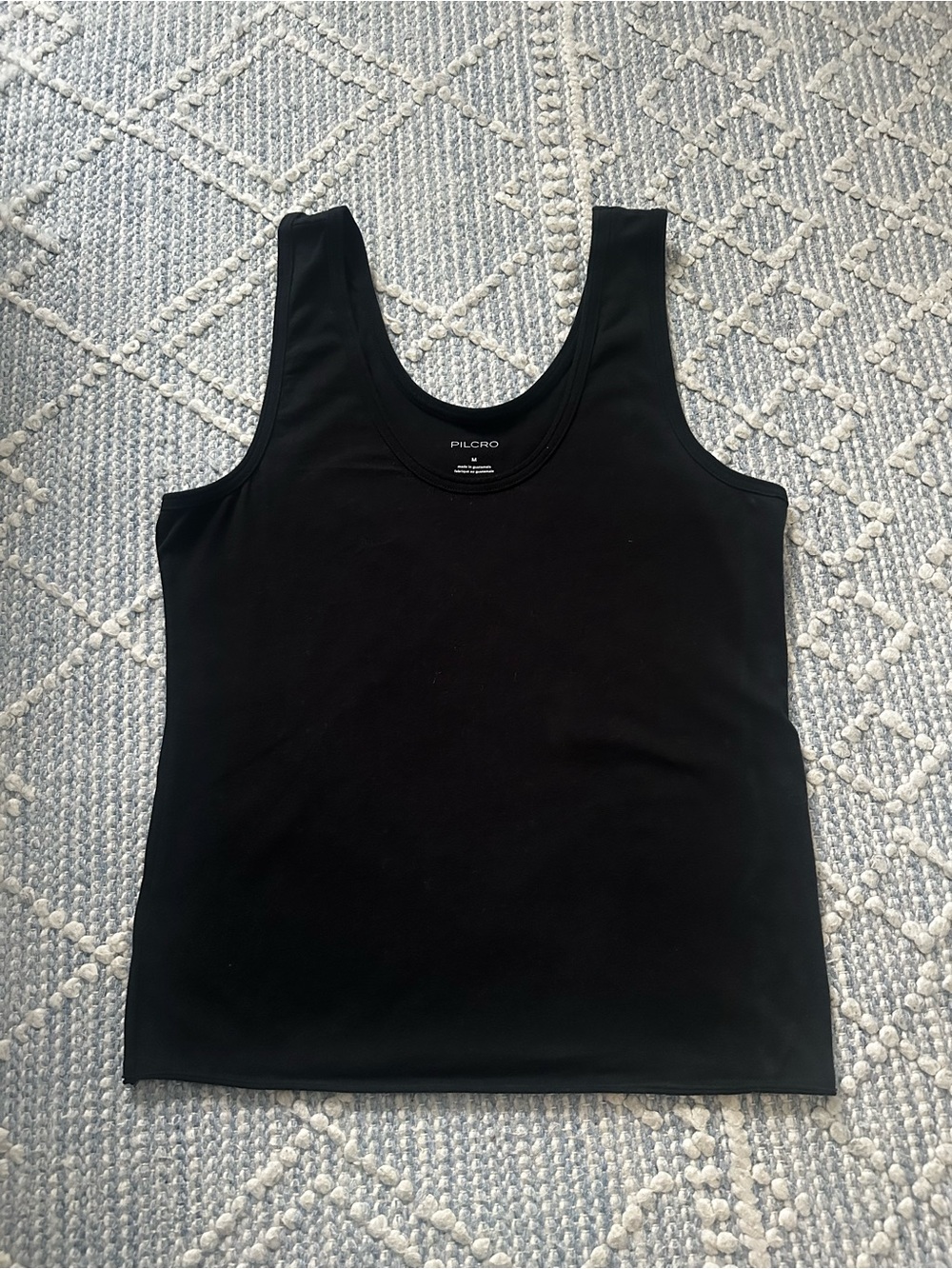 Pilcro Black Scoop Neck Tank